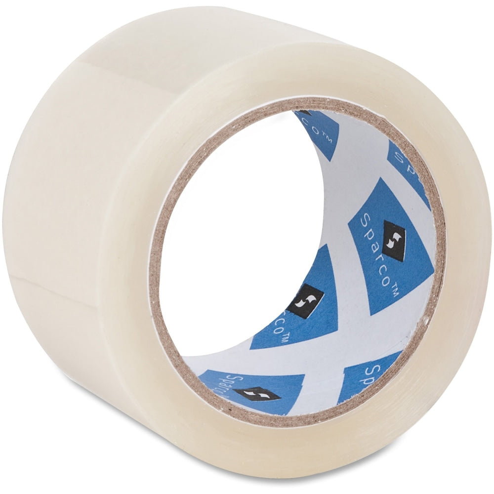 Sparco Premium Heavy-duty Packaging Tape Roll - 2in Width x 55 yd Length - 3in Core - Acrylic Backing - Heavy Duty - 6 / Pack