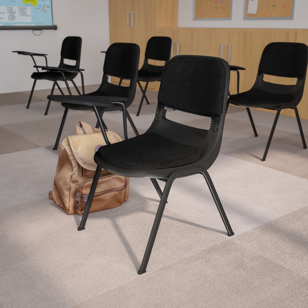 Flash Furniture Tablet Arm Chair, Black