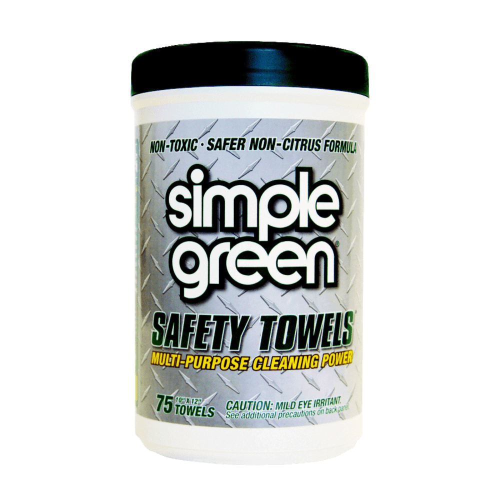Simple Green Multipurpose Safety Towels, Box Of 75