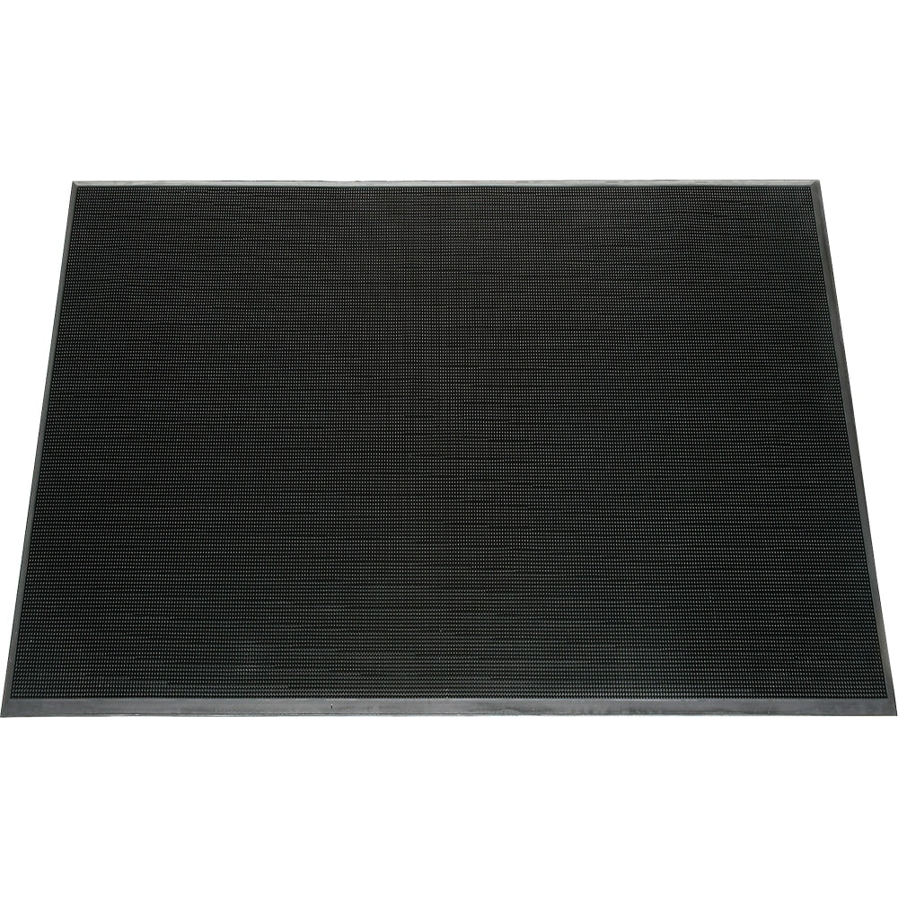 SKILCRAFT 7220-01-582-6248 Entry Scraper Mat - Floor - 72in Length x 36in Width x 0.62in Thickness - Vinyl - Black
