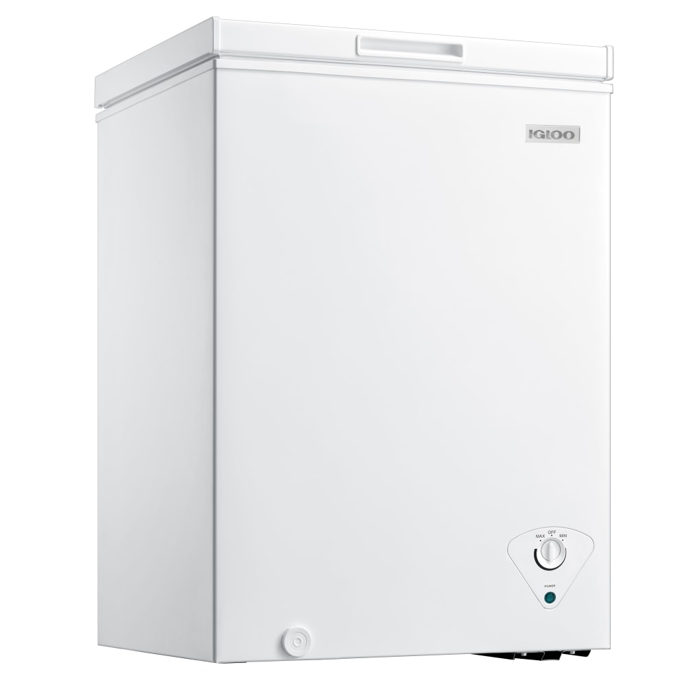 Igloo Chest Freezer, 3.5 Cu. Ft., White