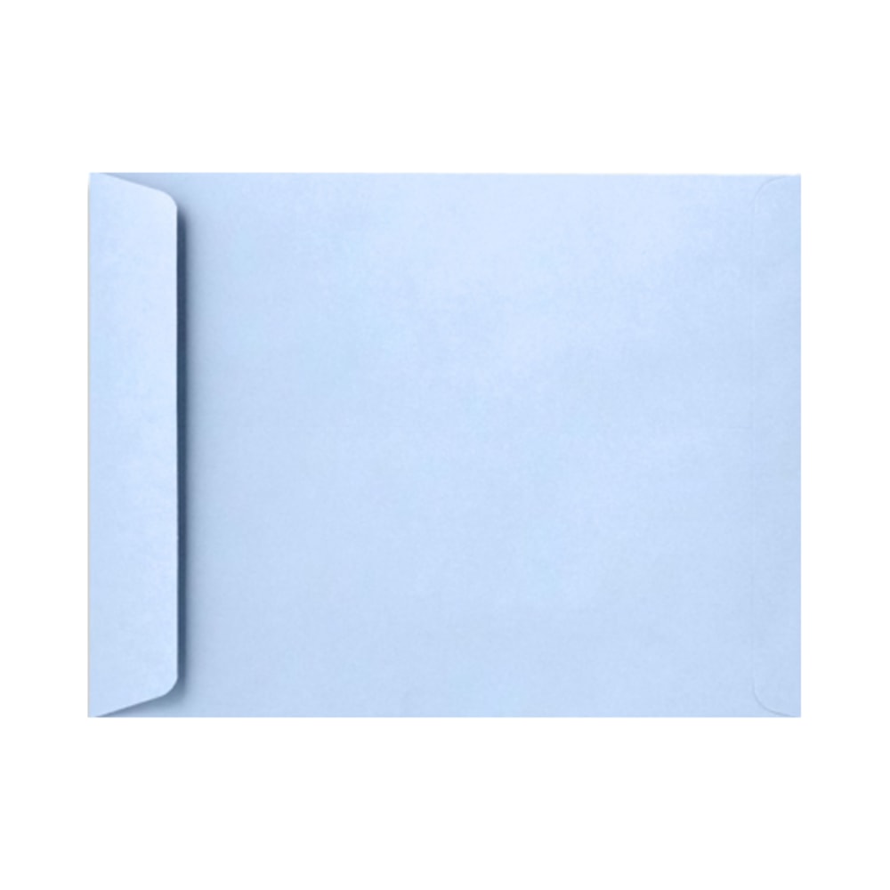LUX Open-End 9in x 12in Envelopes, Peel & Press Closure, Baby Blue, Pack Of 50