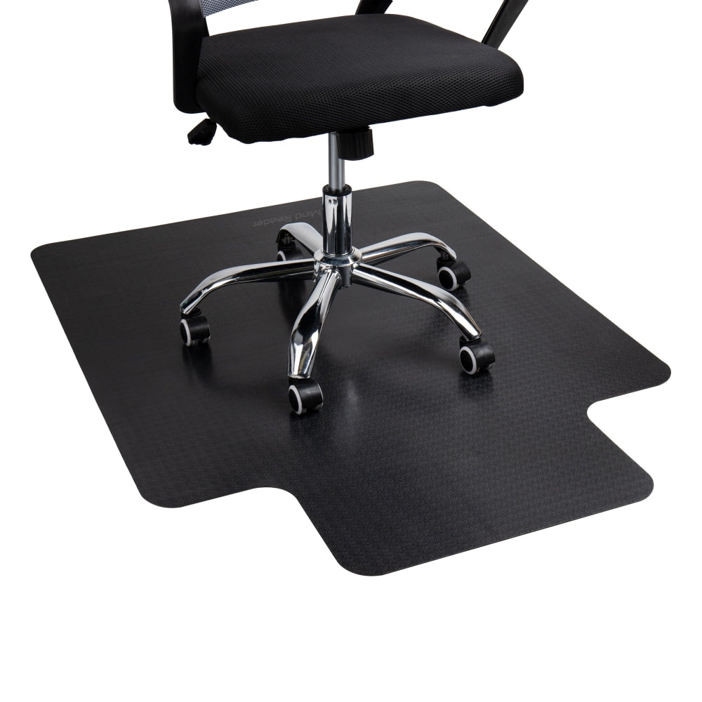 Mind Reader Office Chair Mat For Hard Floors, 1/16inH x 36inW x 48inD, Black
