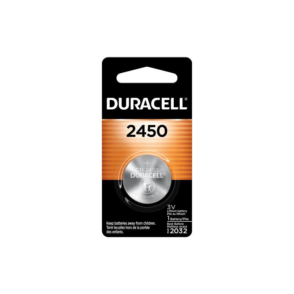 Duracell 2450 3V Lithium Coin Battery, Pack of 1