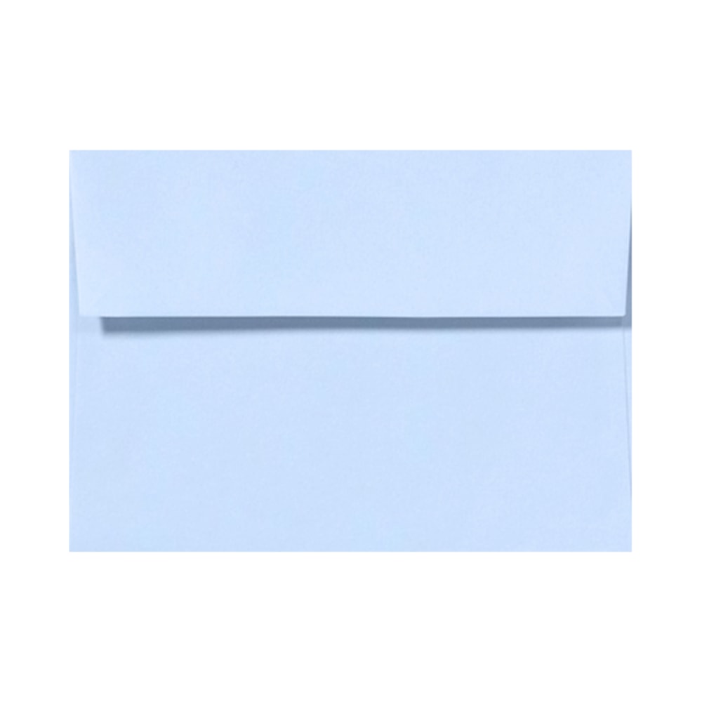 LUX Invitation Envelopes, #4 Bar (A1), Peel & Press Closure, Baby Blue, Pack Of 500