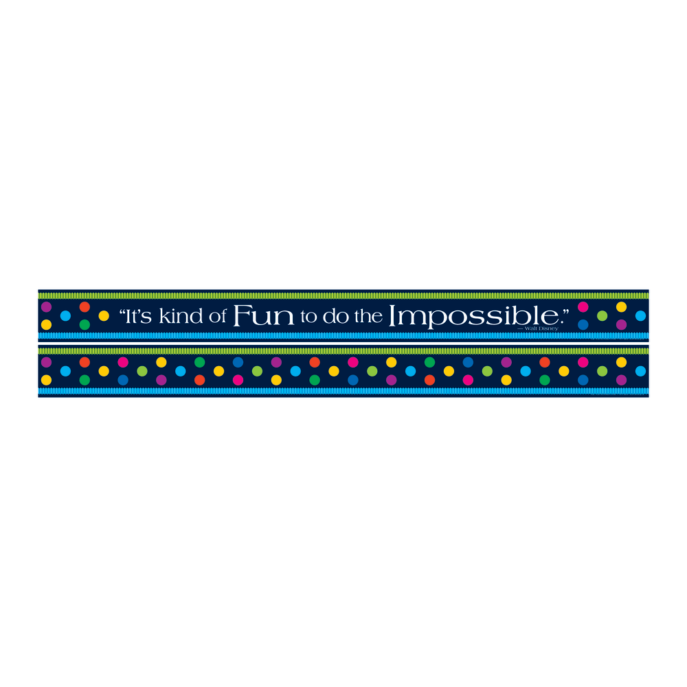 Barker Creek Double-Sided Straight-Edge Border Strips, 3in x 35in, Italy Punti, Pack Of 12