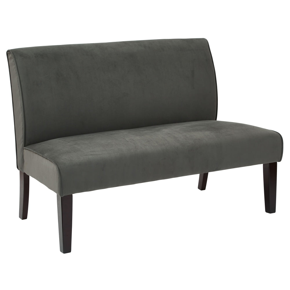 Ave Six Laguna Loveseat, Graphite/Dark Espresso