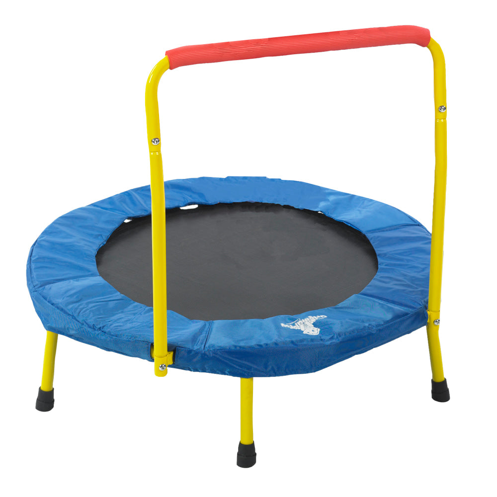 The Original Toy Company Fold & Go Trampoline, 35in x 36in, Multicolor