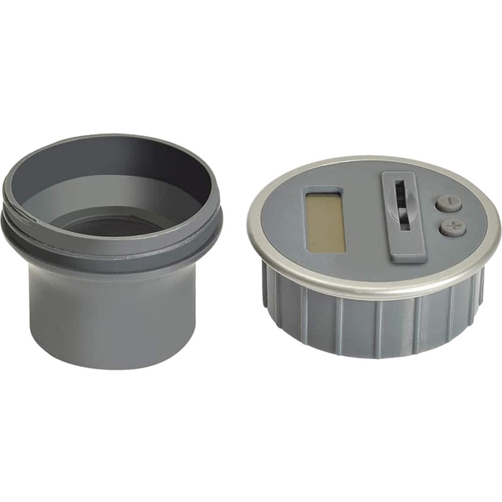 Digital Energy World DCS8-1004 Digital Bottle-Top Coin Counter - Gray