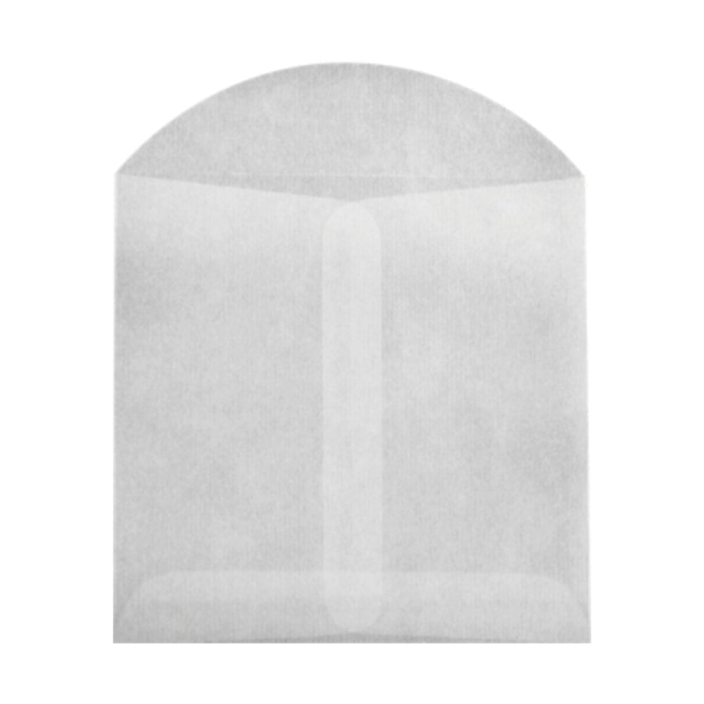 LUX Open-End Envelopes, 3 3/4in x 4 3/4in, Flap Closure, Glassine, Pack Of 1,000