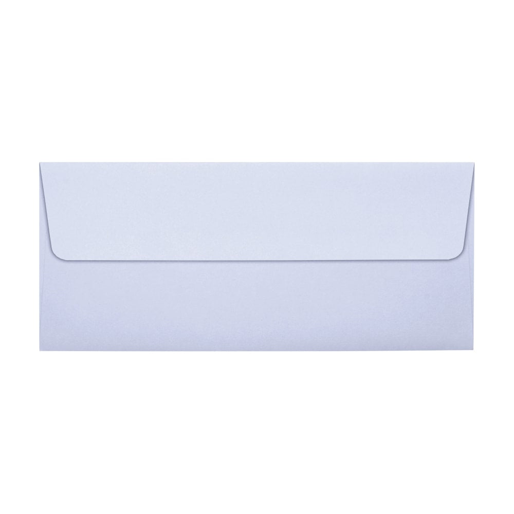 LUX #10 Square-Flap Invitation Envelopes, Peel & Press Closure, Lilac, Pack Of 1,000