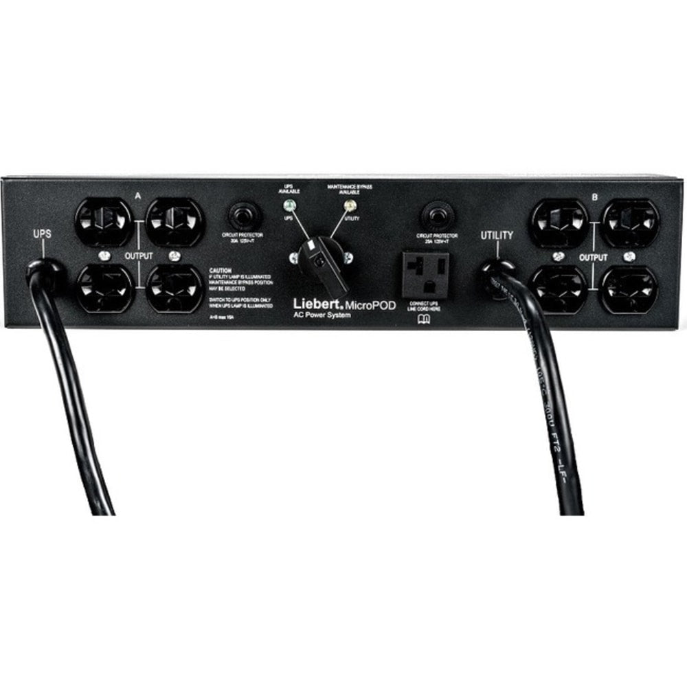 Liebert MicroPod MP2-120C - Bypass switch - AC 120 V - output connectors: 8 - for P/N: GXT5-2000LVRT2UXL