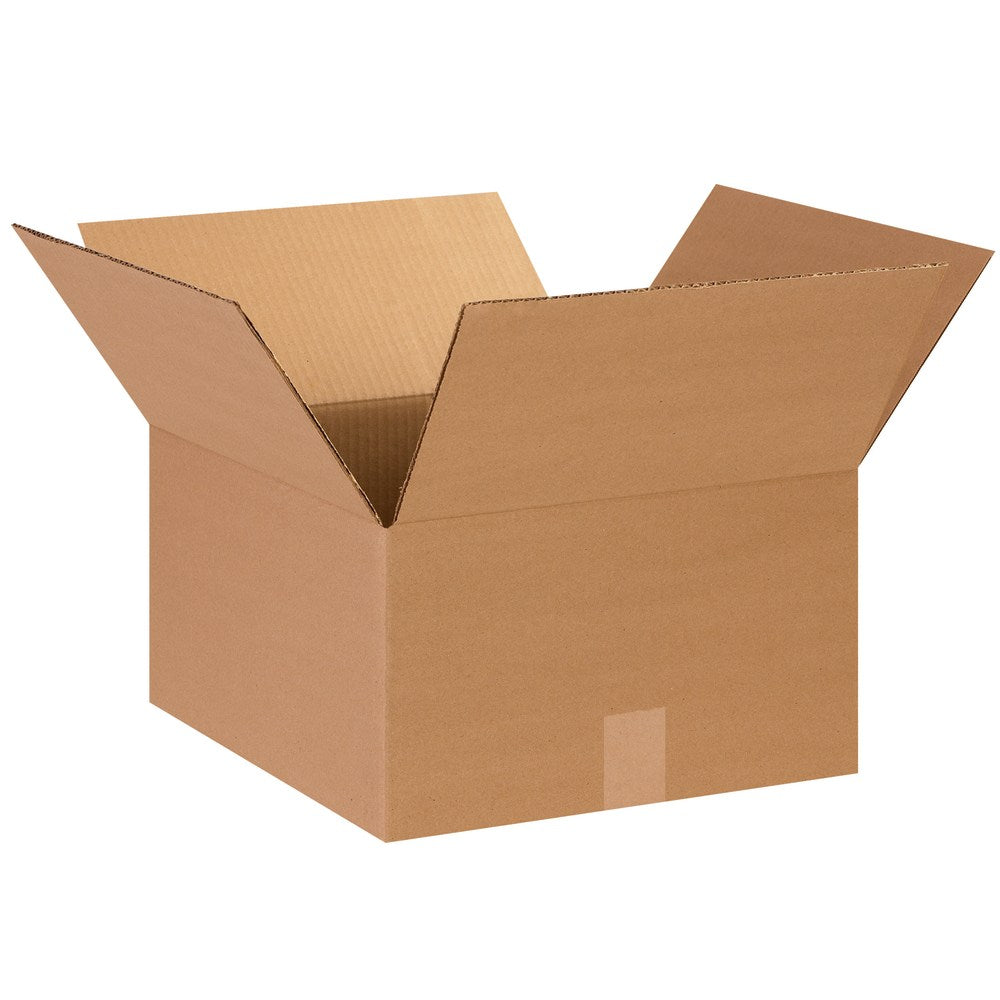 Partners Brand Corrugated Boxes, 14in x 14in x 8in, Kraft, Pack Of 25