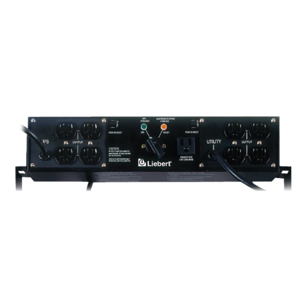 Liebert MicroPod MP2-130C - Bypass switch - AC 120 V - output connectors: 8 - for P/N: GXT5-3000LVRT2UXL