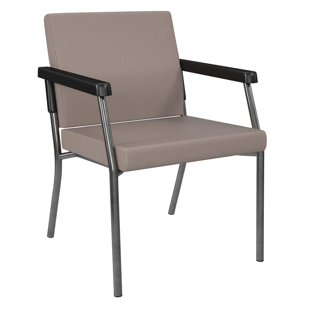 Office Star Bariatric Big & Tall Guest Chair, Stratus/Gunmetal Gray