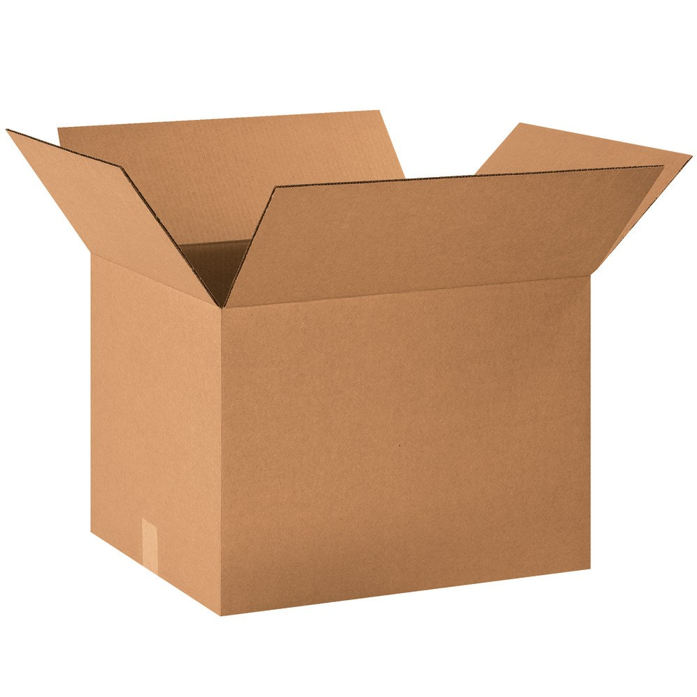 Partners Brand Corrugated Boxes, 20in x 16in x 14in, Kraft, Pack Of 20