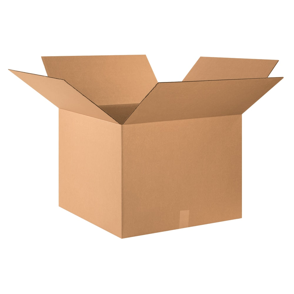 Partners Brand Corrugated Boxes, 24in x 24in x 18in, Kraft, Pack Of 10