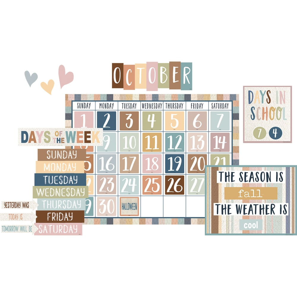 Teacher Created Resources Everyone Is Welcome 109-Piece Calendar Bulletin Board Set