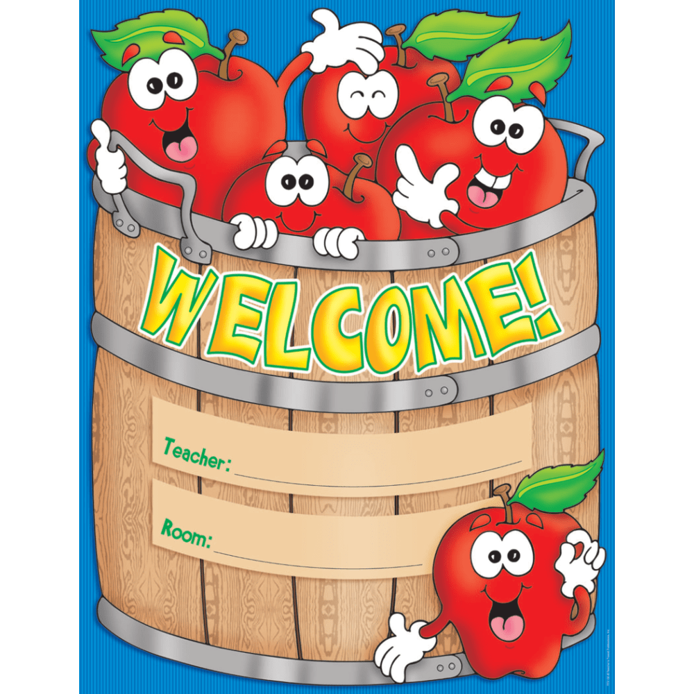 Scholastic Practice Chart, Welcome Basket, 17in x 22in