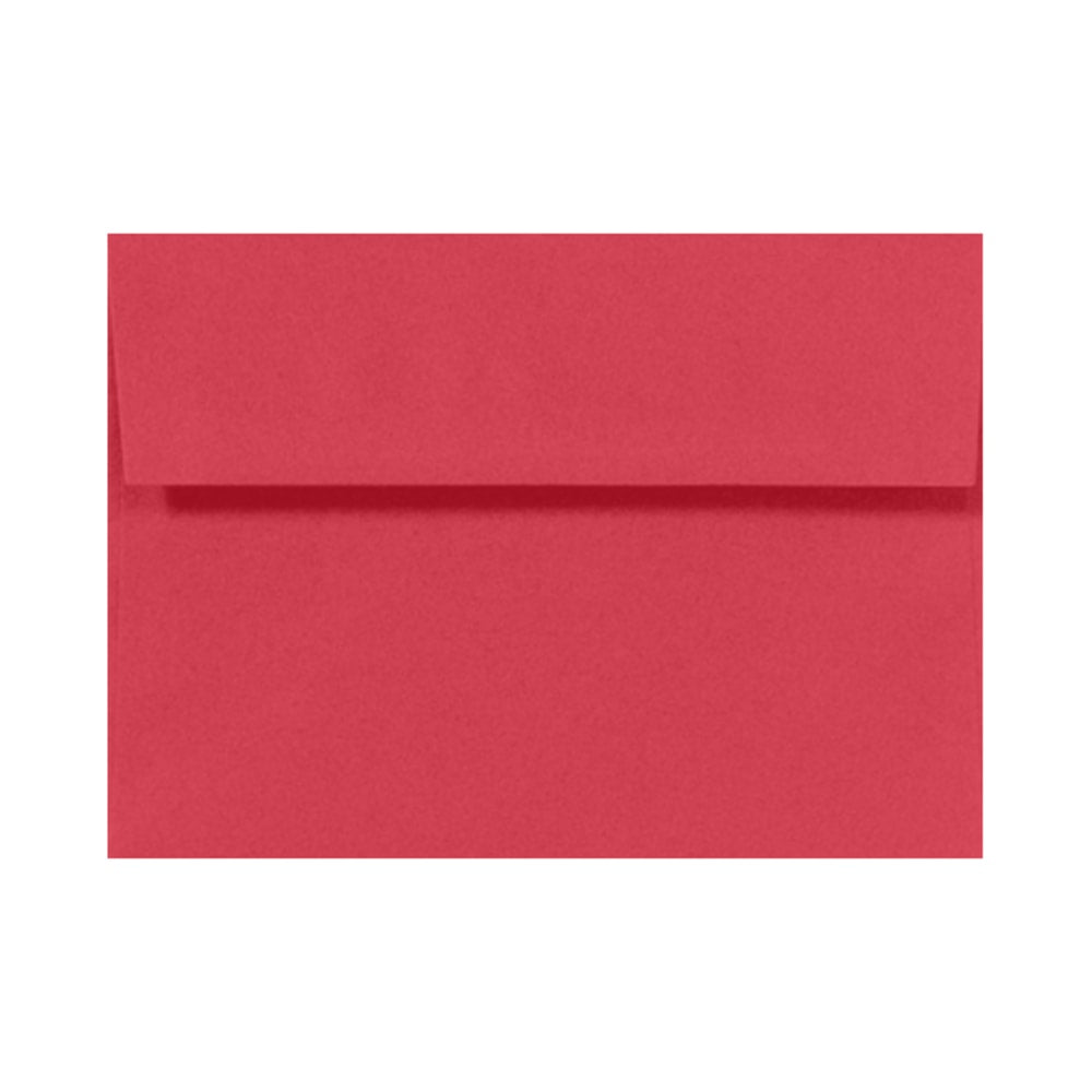 LUX Invitation Envelopes, A7, Gummed Seal, Holiday Red, Pack Of 1,000