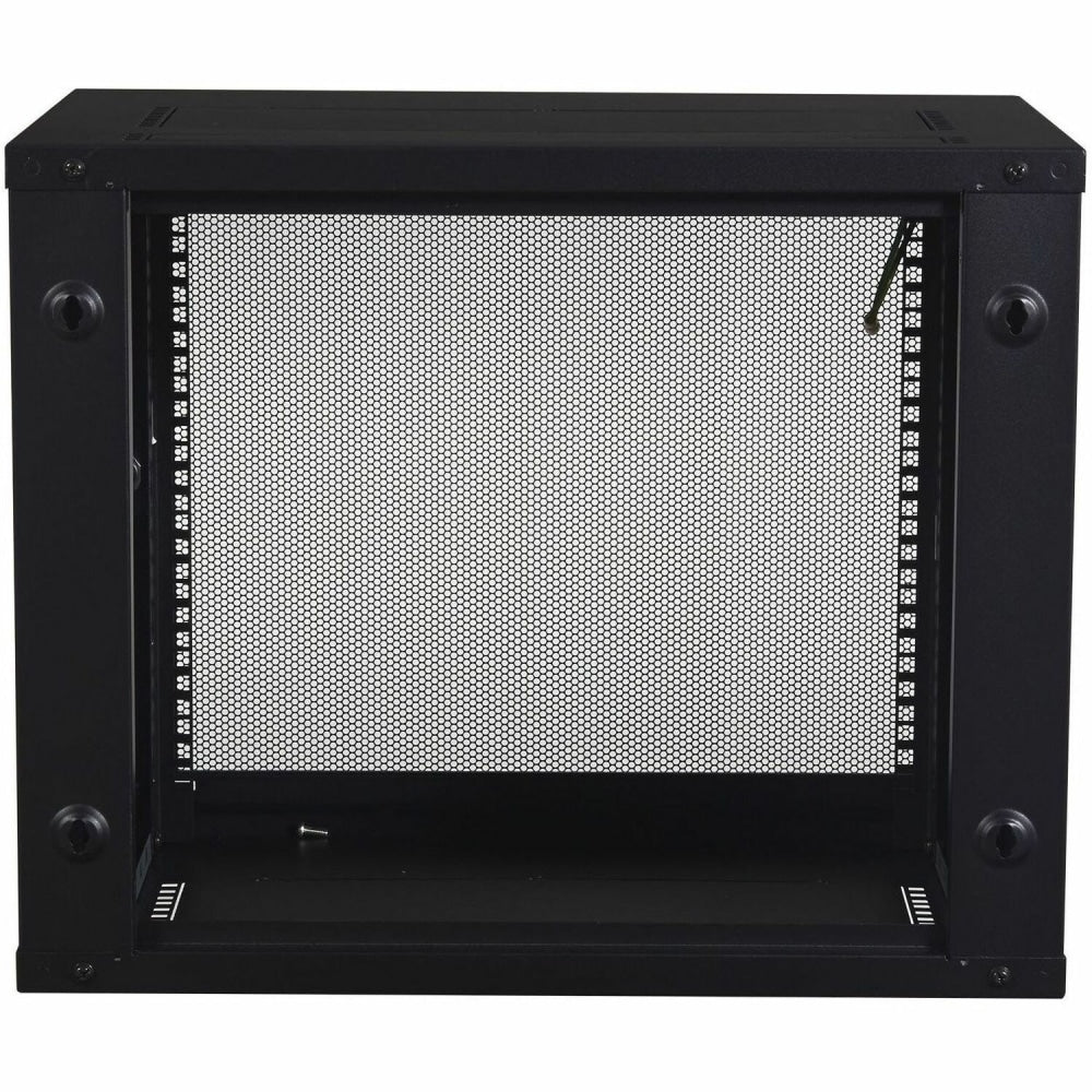 APC by Schneider Electric NetShelter WX 9U Wall Mount Cabinet - For Patch Panel, LAN Switch - 9U Rack Height x 19in Rack Width x 12.95in Rack Depth - Wall Mountable - Black - 200.42 lb Static/Stationary Weight Capacity