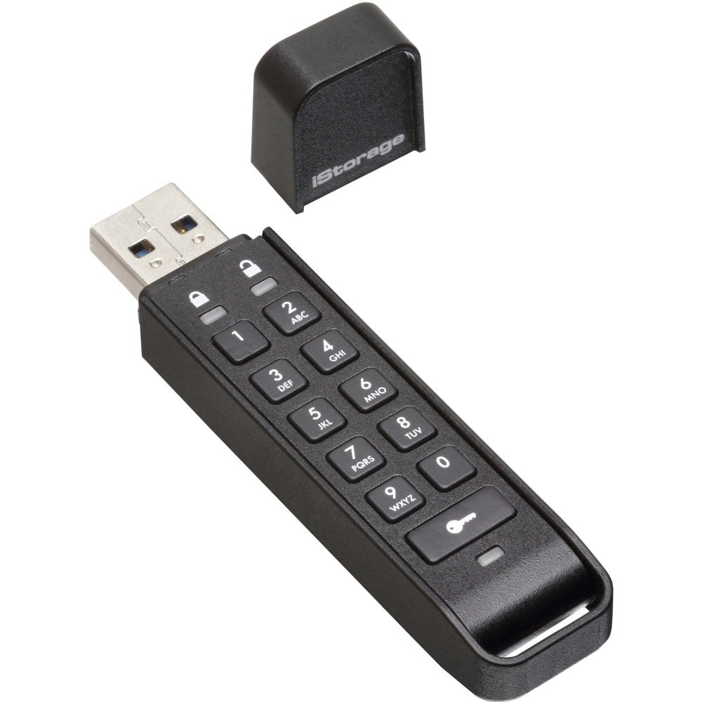 iStorage datAshur Personal2 USB 3.0 32GB Secure Flash Drive, Black
