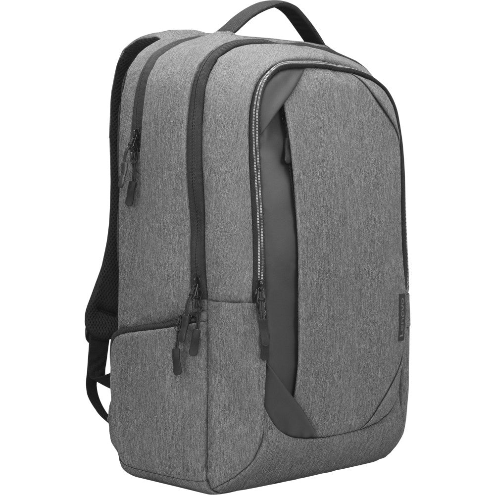 Lenovo Carrying Case (Backpack) for 17in Notebook - Charcoal Gray - Water Resistant - Thermoplastic Polyurethane (TPU), Polyester Body - Reflective Logo - Shoulder Strap