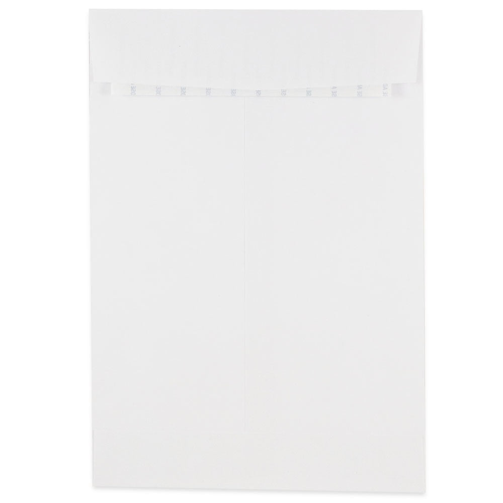 JAM Paper Open-End Envelopes, 6-1/2in x 9-1/2in, Peel & Seal Closure, White, Pack Of 500 Envelopes