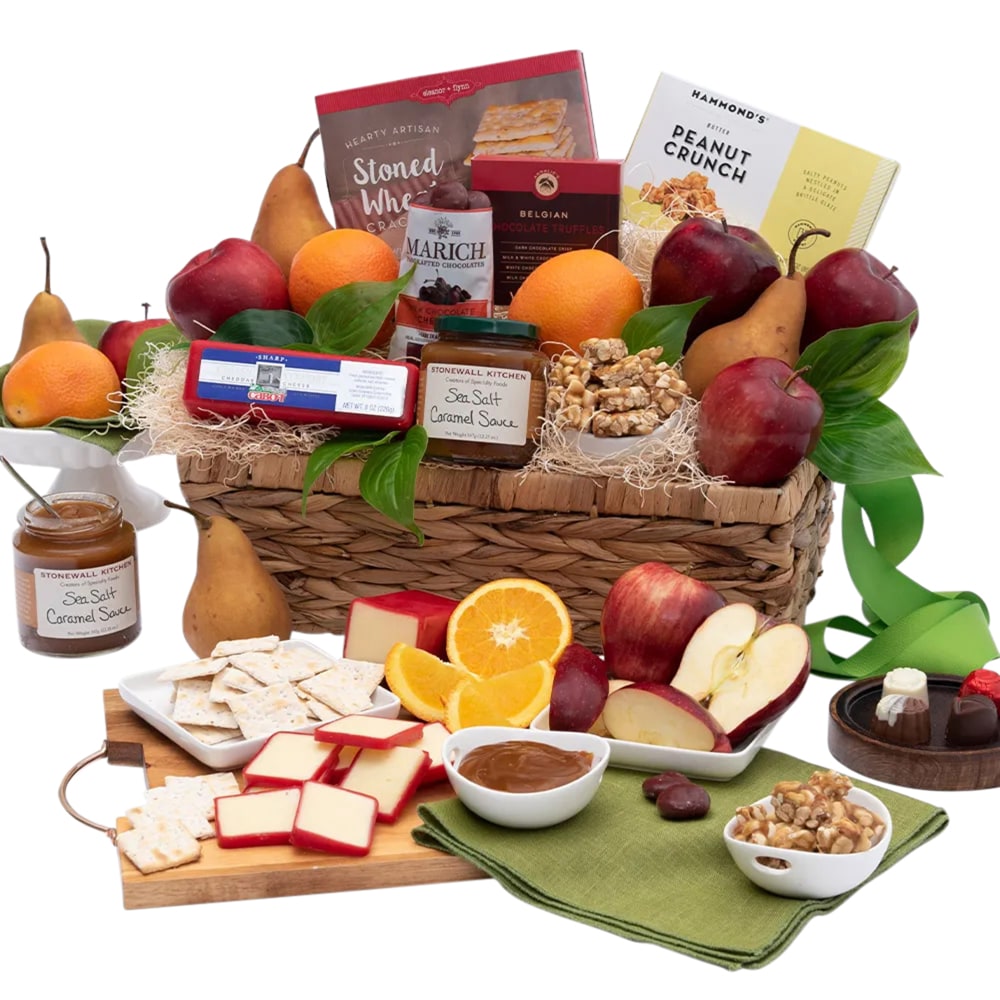 Gourmet Gift Baskets Orchard's Abundance Fruit Gift Basket