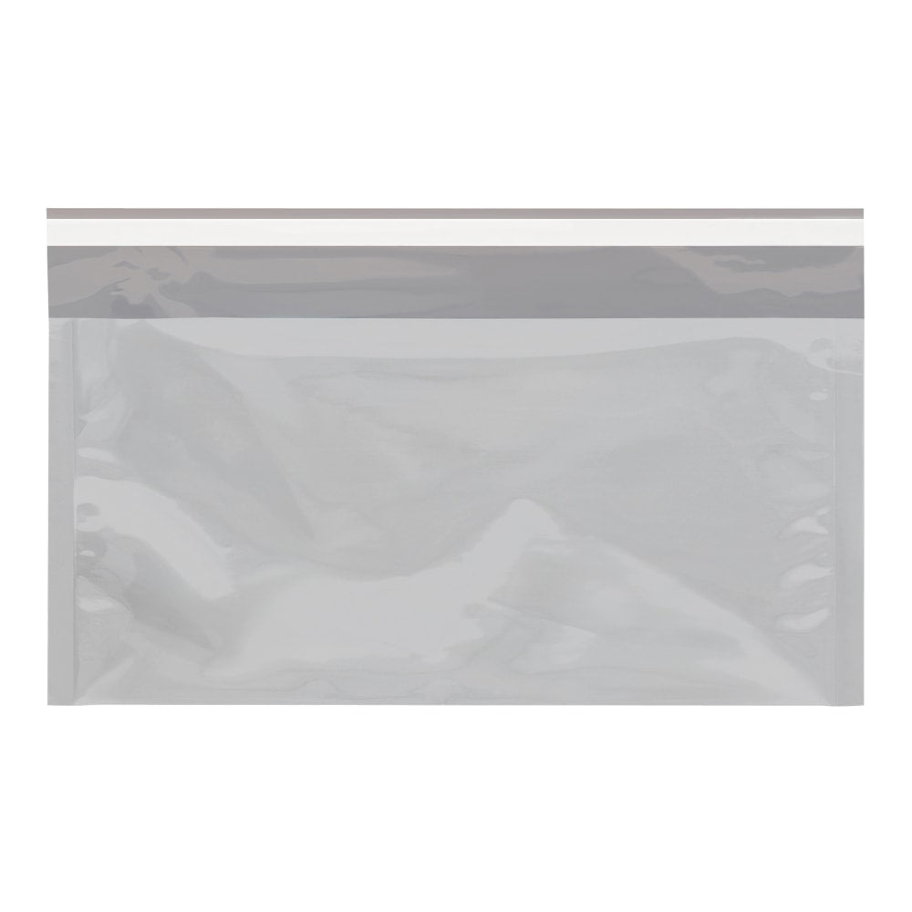 Partners Brand Metallic Glamour Mailers, 10-1/4in x 6-1/4in, Silver, Case Of 250 Mailers