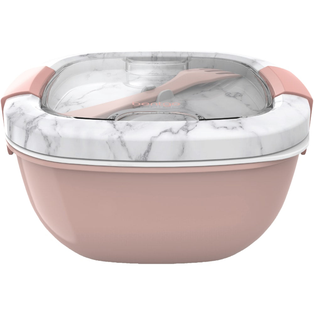Bentgo Salad Lunch Container, 4in x 7-1/4in, Blush Marble