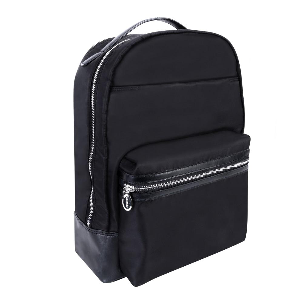 McKlein N-Series Parker Nano Tech Backpack With 15in Laptop Pocket, Black
