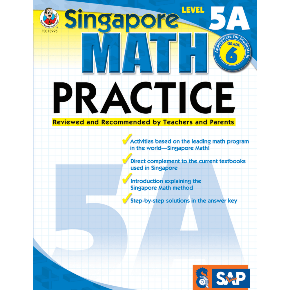 Common Core Math Practice Workbook, Math Level 5A, Grade 6