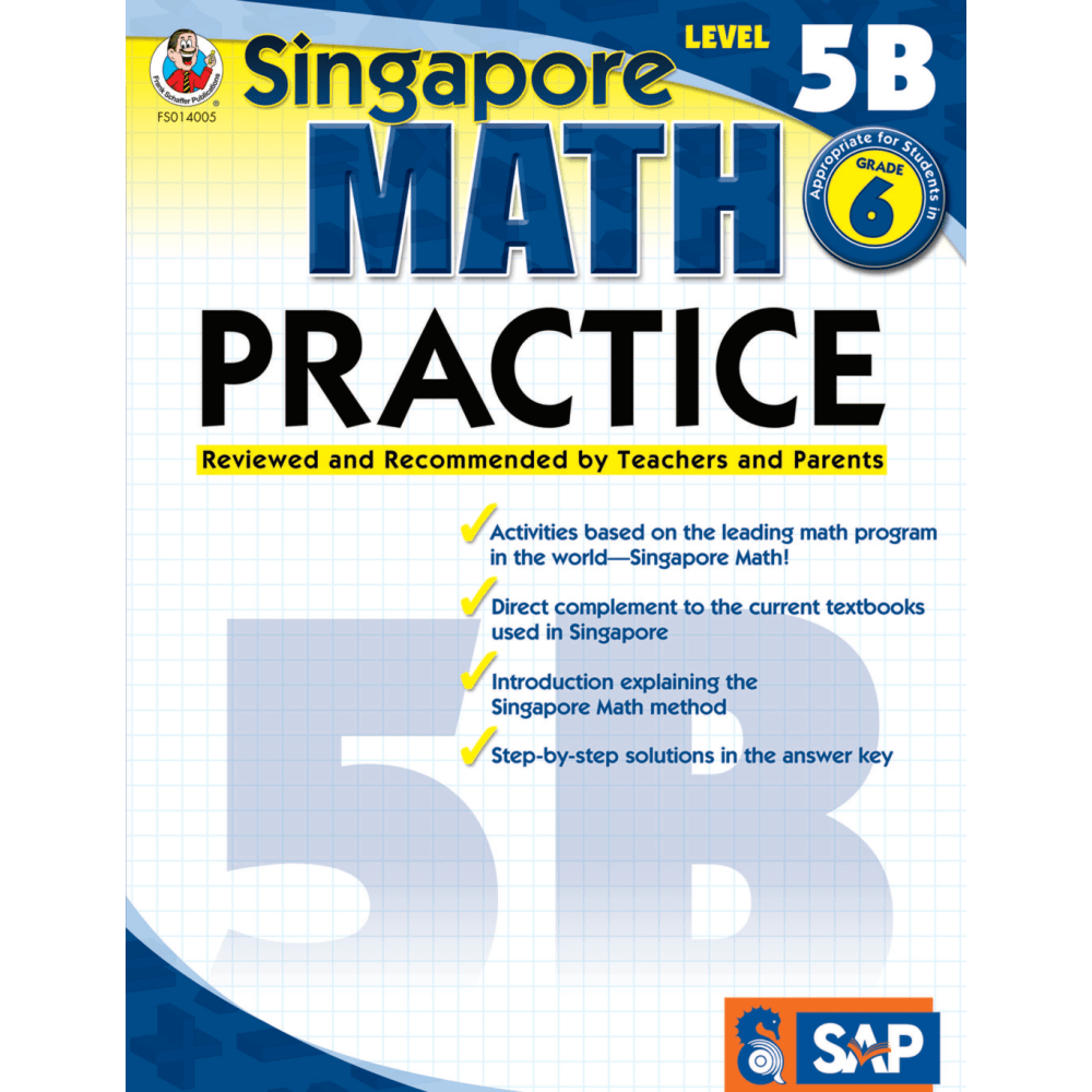 Common Core Math Practice Workbook, Math Level 5B, Grade 6