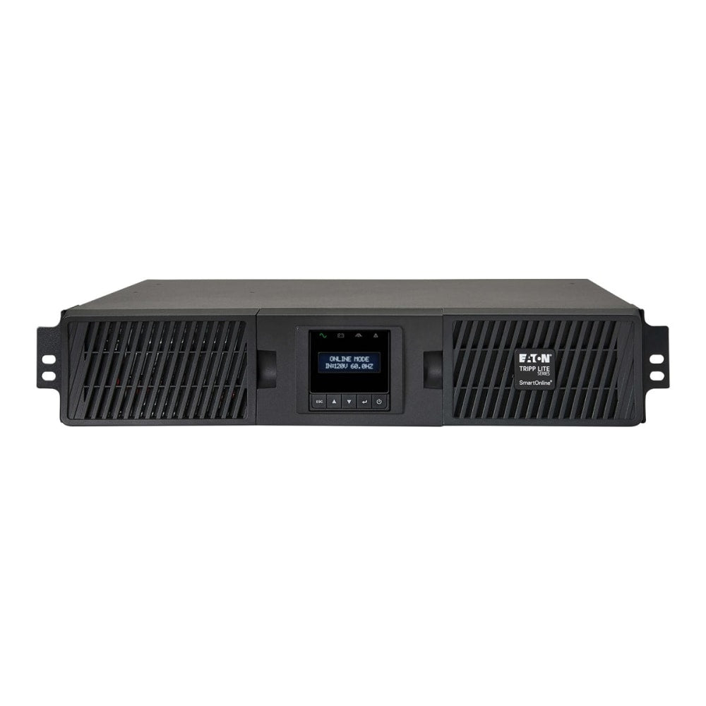 Eaton Tripp Lite Series SmartOnline 1000VA 900W 120V Double-Conversion Sine Wave UPS - 8 Outlets, Extended Run, Network Card Option, LCD, USB, DB9, 2U Rack/Tower Battery Backup - UPS - AC 100/110/115/120/127 V - 900 Watt - 1000 VA - RS-232, USB