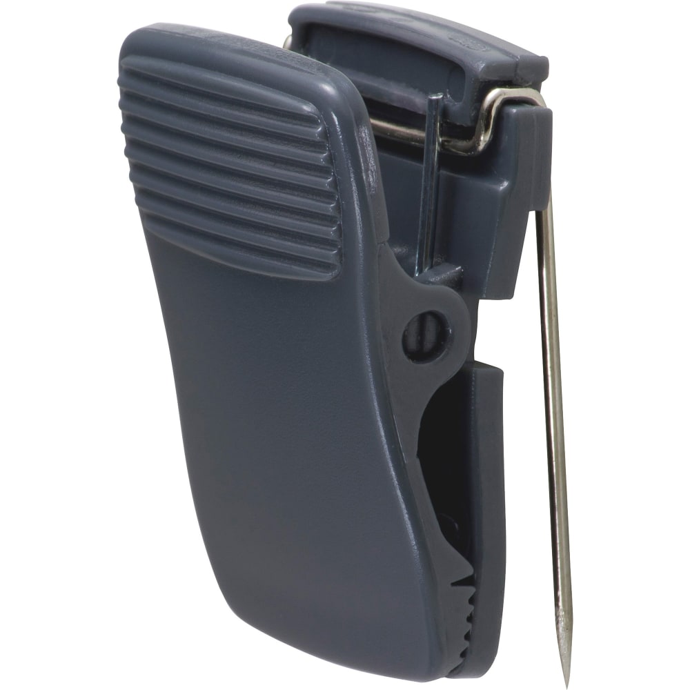 Lorell Plastic Cubicle Clips, Black, Box Of 24