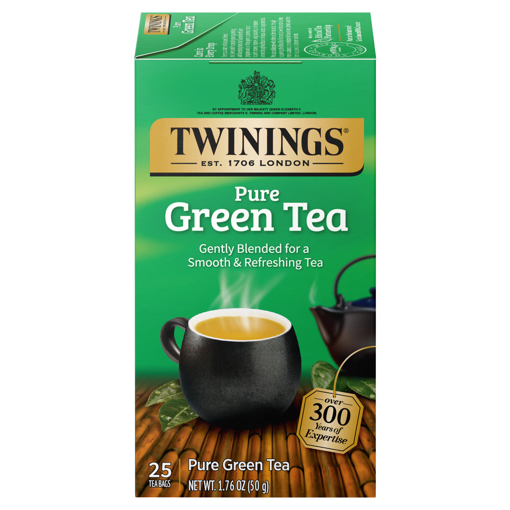Twinings of London Green Tea, 2 Oz, Carton Of 25