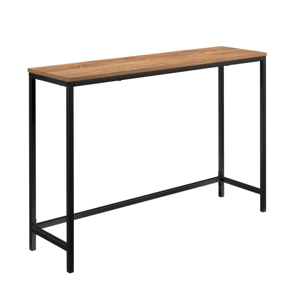 Sauder North Avenue Sofa Table, 28inH x 41-1/2inW x 11-1/2inD, Sindoori Mango/Black