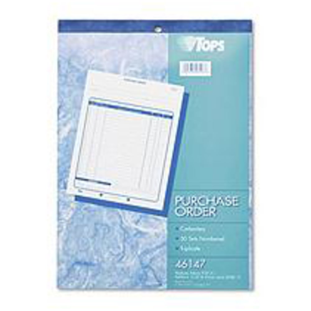 TOPS Purchase Order Book, Carbonless, 2 Parts, 5-1/2in x 7-7/8in