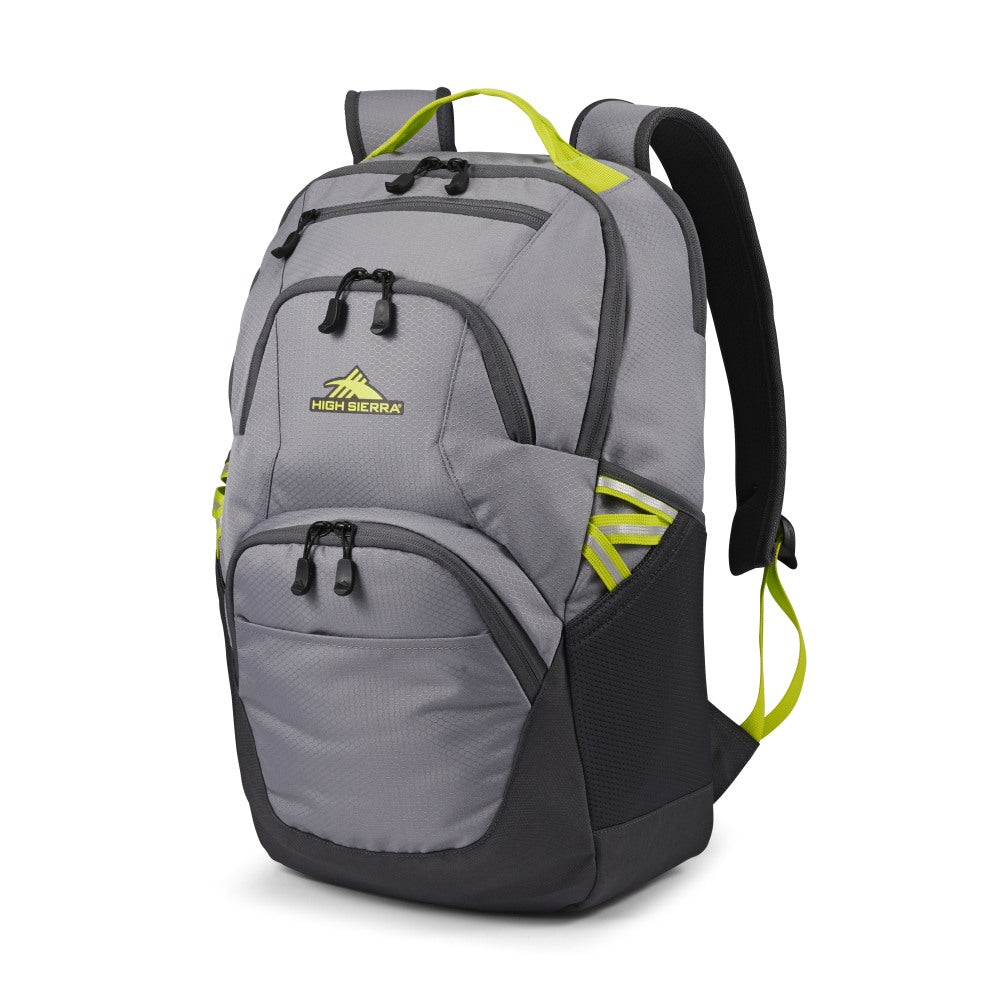 High Sierra Swoop Backpack With 17in Laptop Pocket, Gray