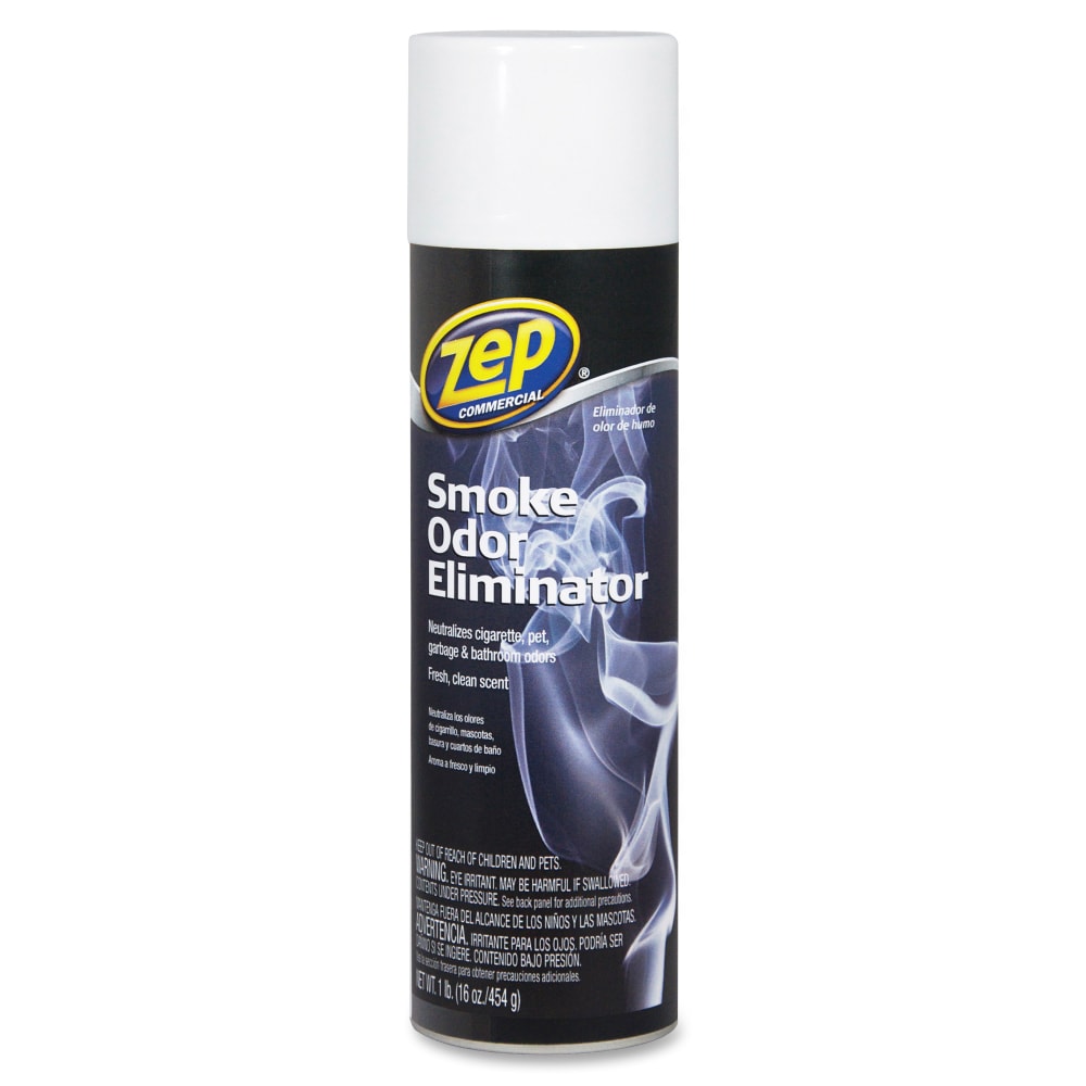 Zep Professional Strength Smoke Odor Eliminator - Aerosol - 16 oz - Crisp Mountain Fresh - 12 / Carton - Odor Neutralizer
