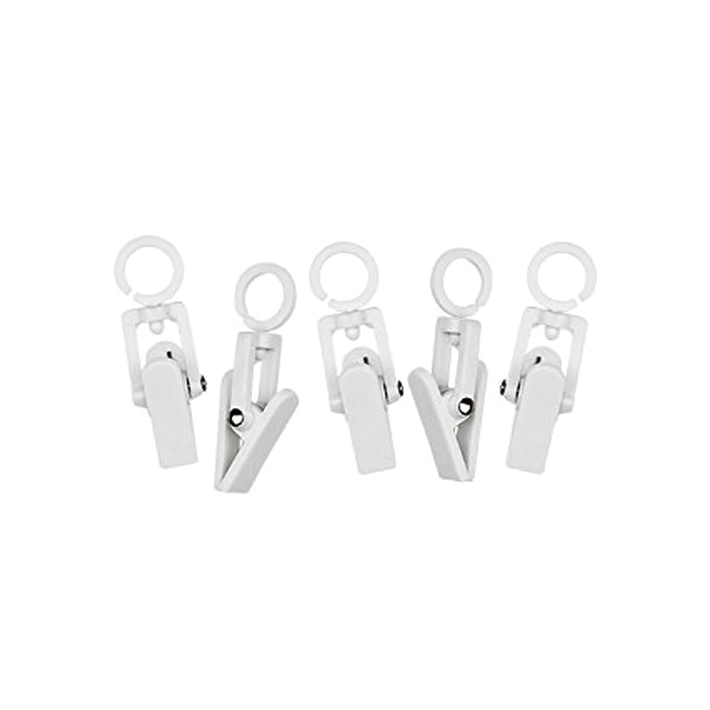 Better Houseware Clever Clips, 3/4inW, White, Set Of 5 Clips