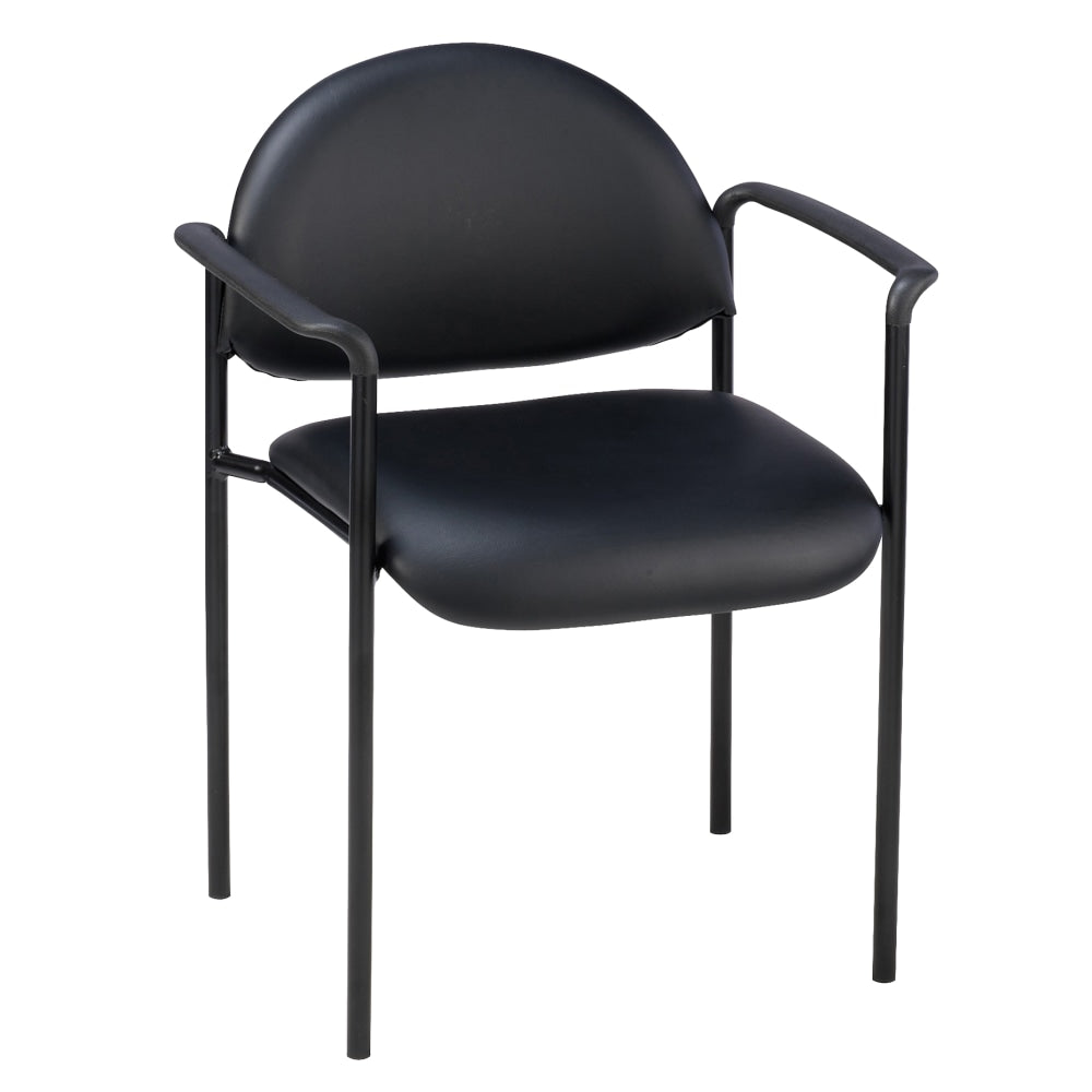 Lorell Reception Guest Chair, Black