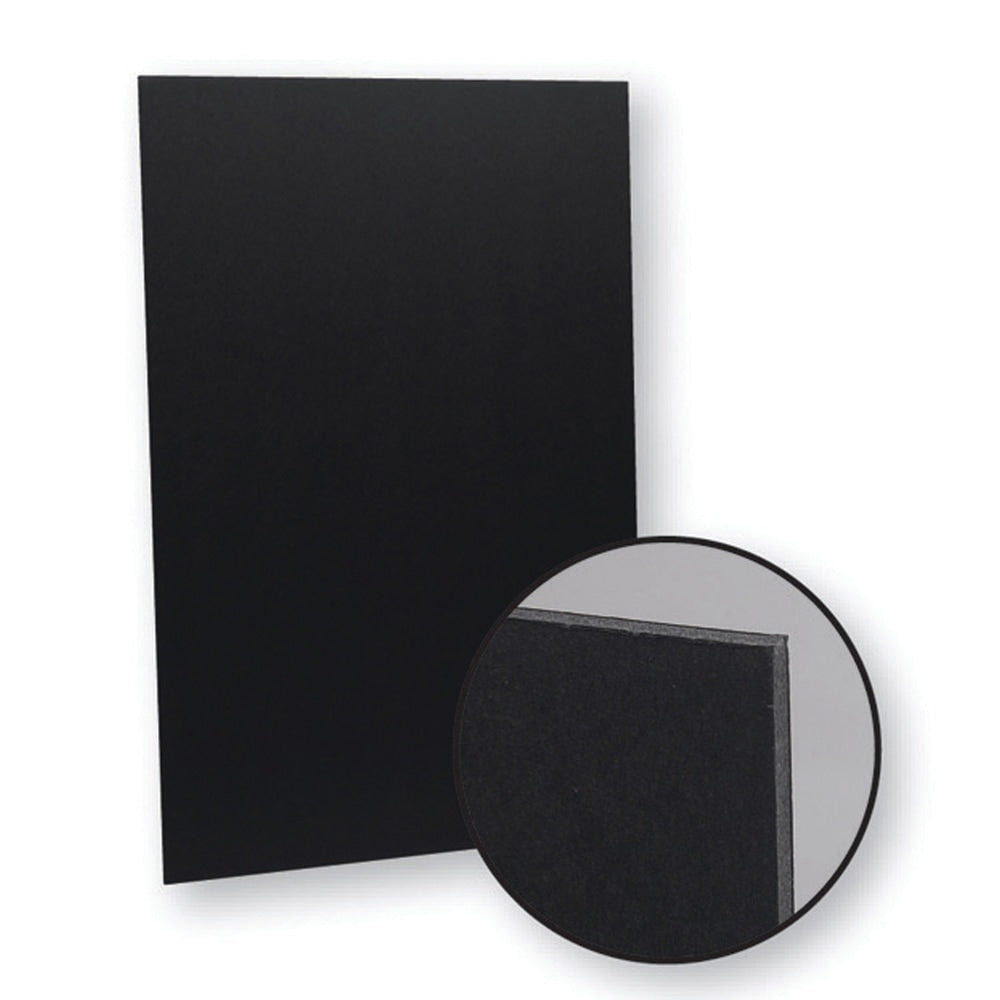 Flipside Foam Boards, 20inH x 30inW x 3/16inD, Black, Pack Of 10