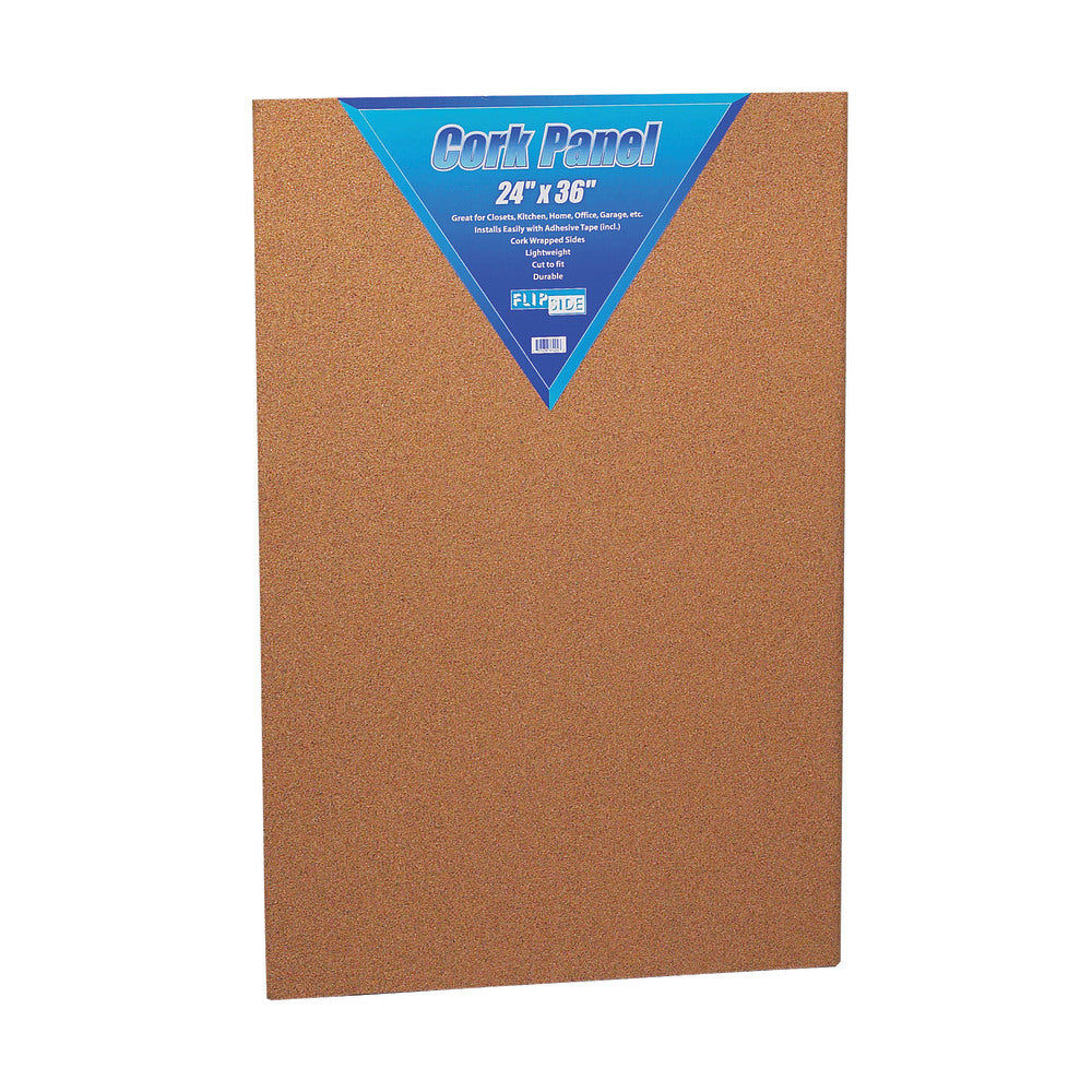 Flipside Products Cork Panel, 24in x 36in