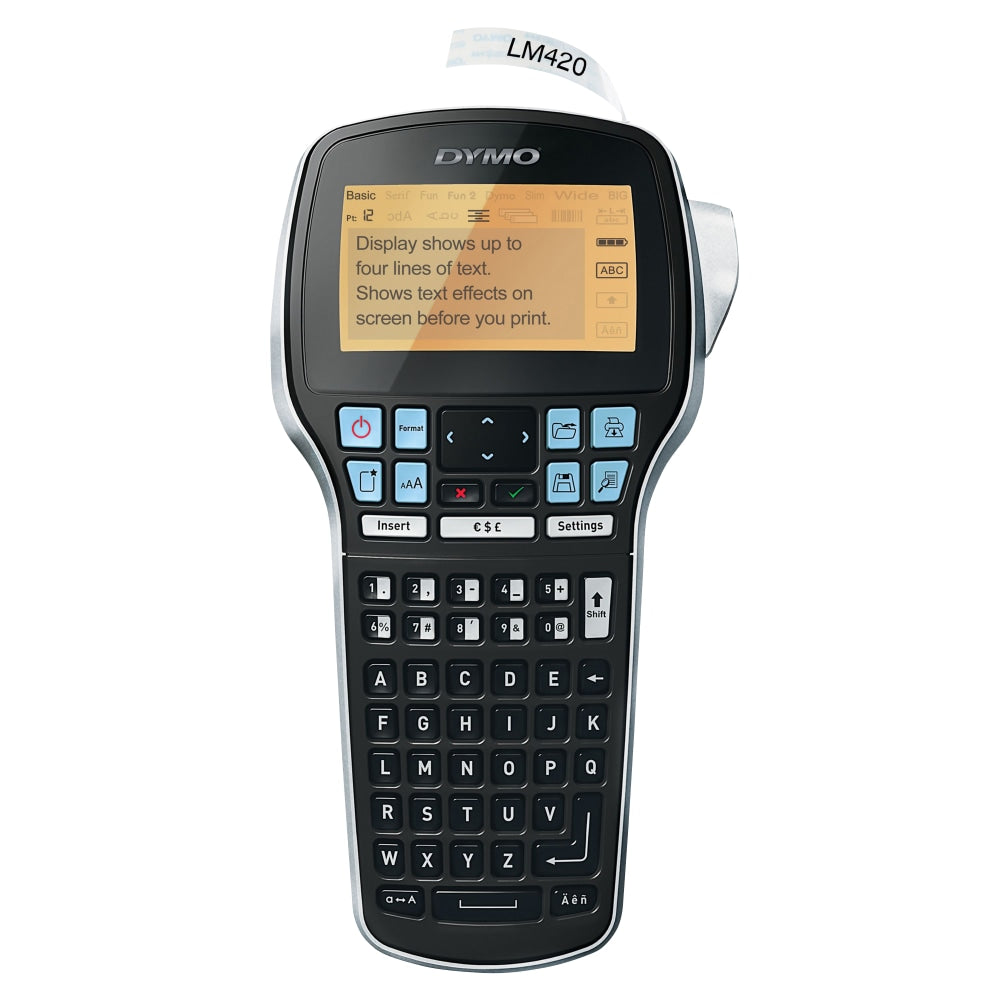 DYMO LabelManager 420P High Performance Portable Handheld Label Maker With PC/Apple Mac Connection