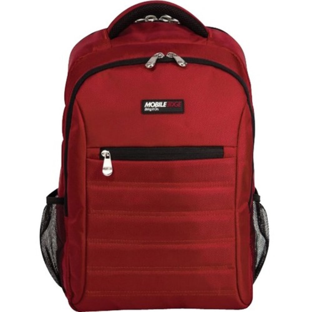 Mobile Edge Carrying Case (Backpack) for 17in MacBook, Book - Crimson Red - Shoulder Strap, Handle - 18in Height x 8.5in Width