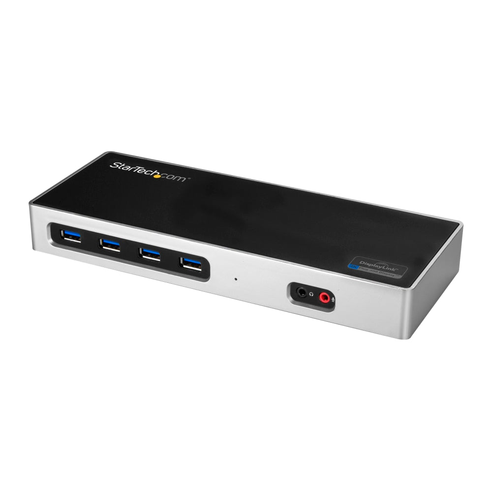 StarTech.com USB-C / USB 3.0 Docking Station - Compatible with Windows / macOS - Supports 4K Ultra HD Dual Monitors - USB-C - Six USB Type-A Ports - DK30A2DH - Dual Monitor Docking Station - HDMI and DisplayPort Ports - DisplayLink Technology