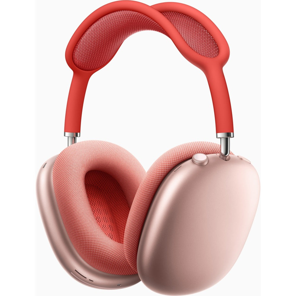 Apple AirPods Max Headset - Stereo - Lightning Connector - Wired/Wireless - Bluetooth - Over-the-head - Binaural - Circumaural - Noise Canceling - Pink