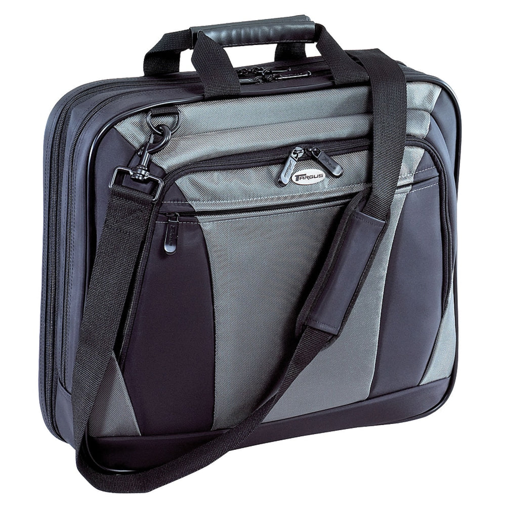 Targus CityLite Notebook Computer Case, 15in, Black/Silver